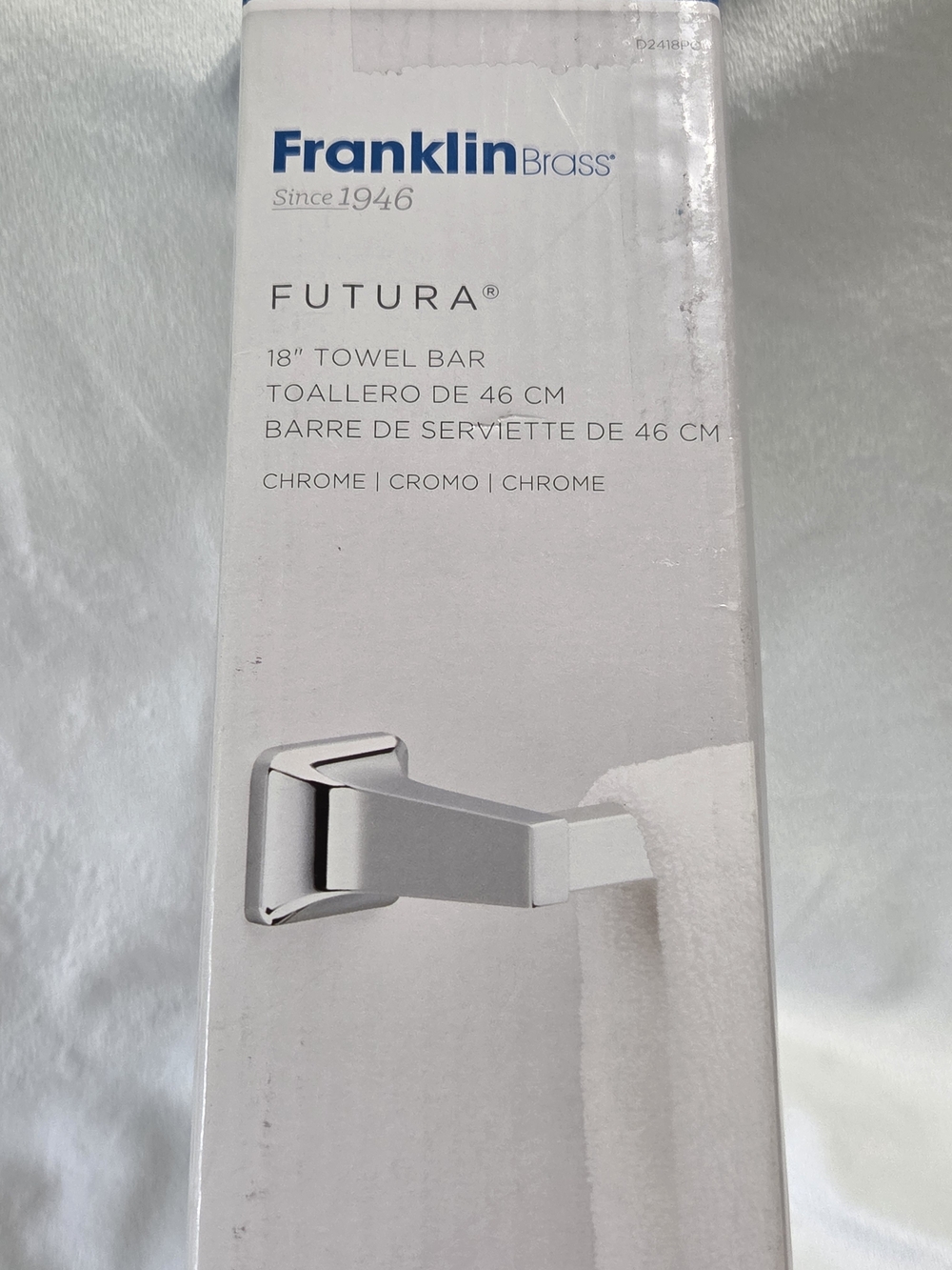 Franklin Brass Futura 18" Chrome Towel Bar D2418PC
